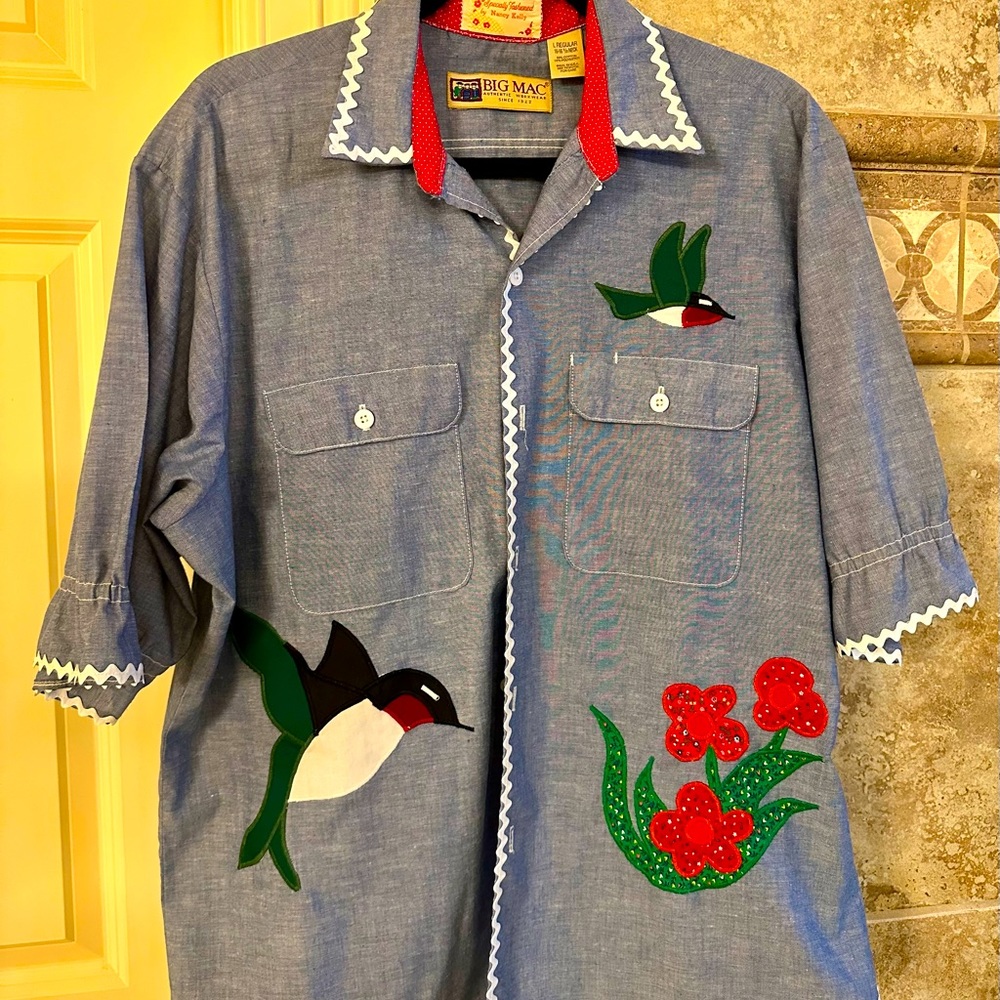 Appliquéd shirt